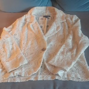 Lace blazer